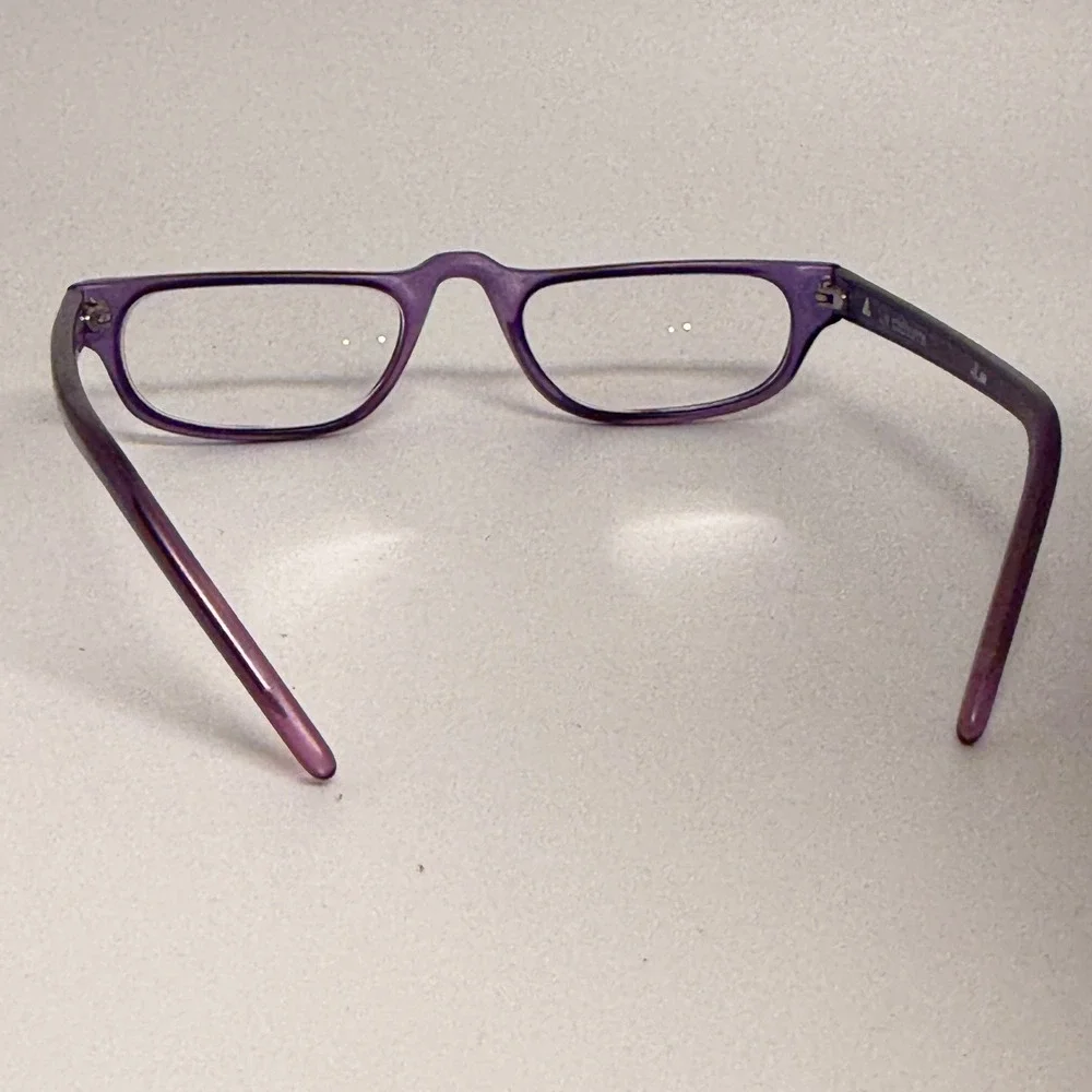 Liz Claiborne Womens Reading Glasses Purple Rectangular‎ Frames 76506083